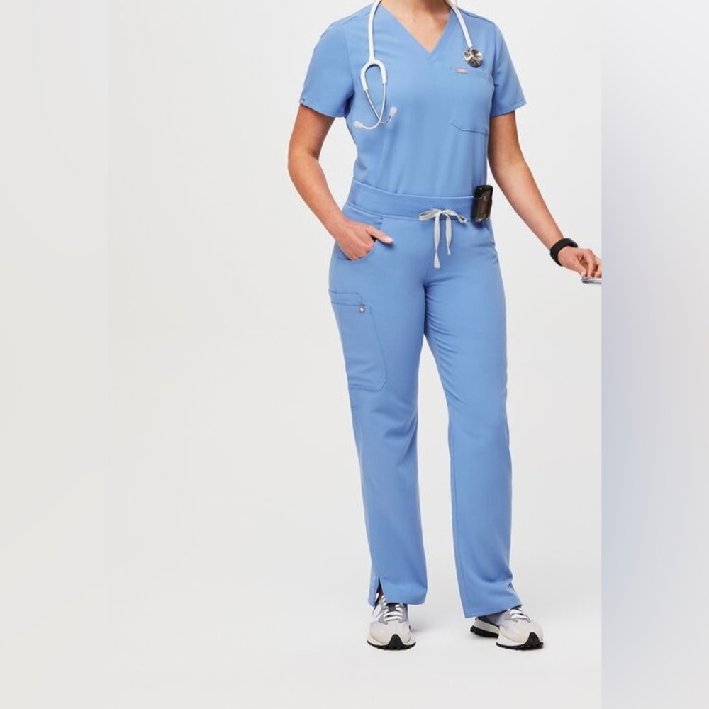 FIGS SCRUB SET SIZE XS - CEIL BLUE